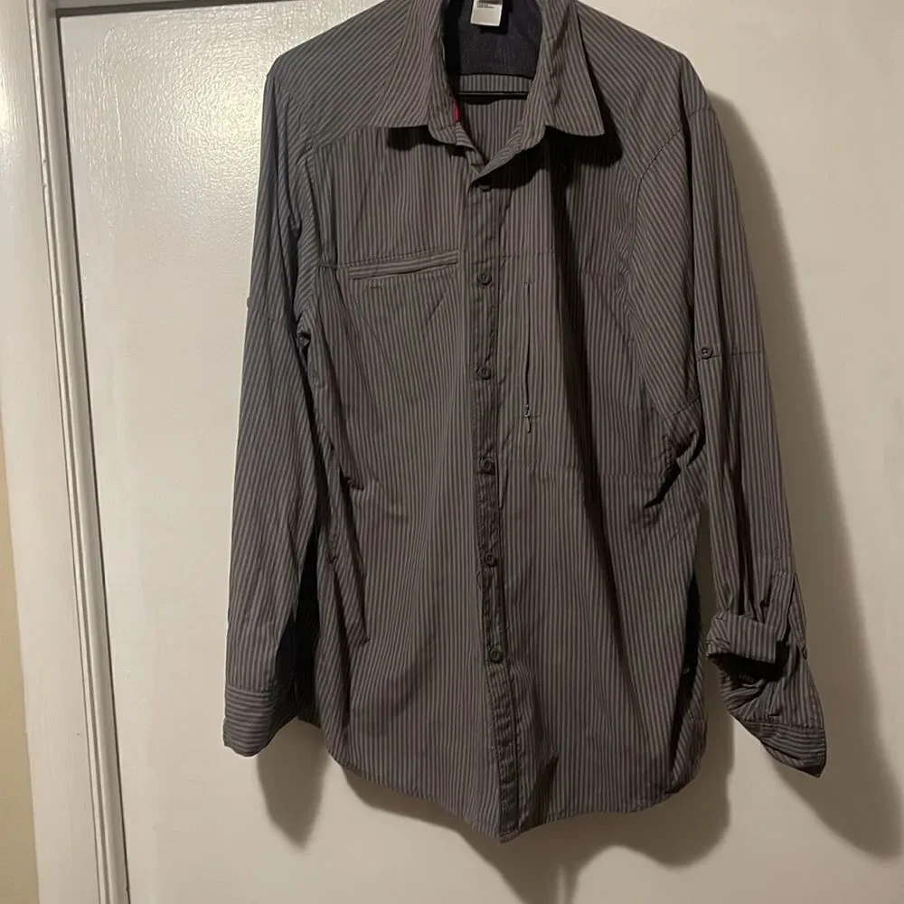 The North Face button down shirt large